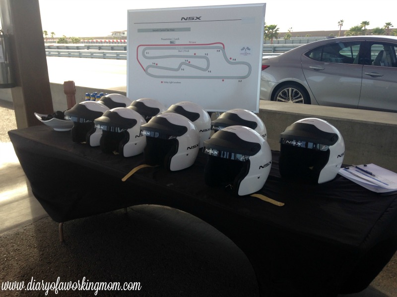 Acura NSX Racetrack Helmets