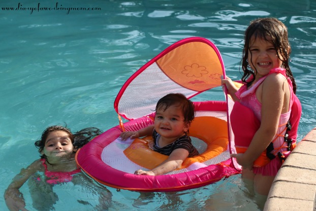 Fun in the Sun with the SwimWays Baby Spring Float - Diary of a Working ...
